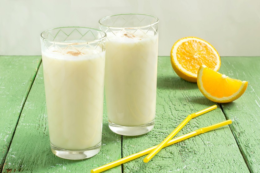 Молочный коктейль с апельсином
