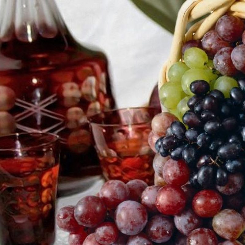 Виноградная настойка на водке